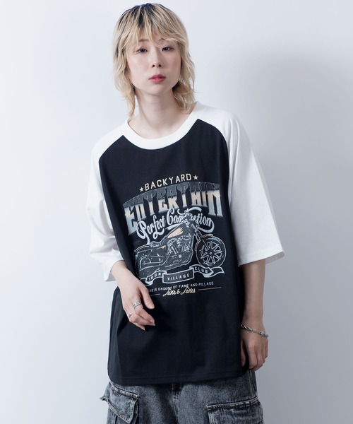 「Starting Over」 半袖Tシャツ L ブラック系その他 メンズ_画像8