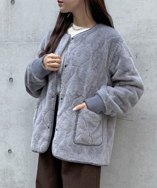 ikka（イッカ） ブルゾン アウター 「雑誌InRed12月号掲載」キルト