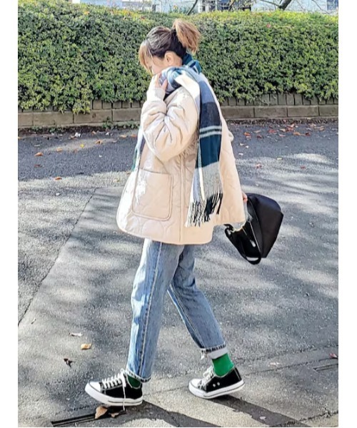 ikka（イッカ） ブルゾン アウター 「雑誌InRed12月号掲載」キルト