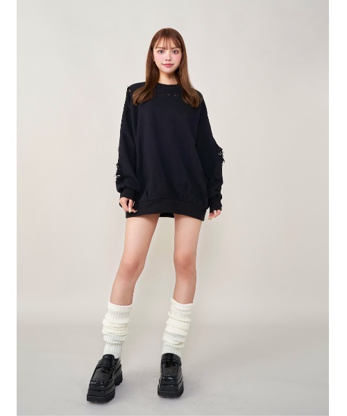 【EG-karen。ページ】Darich Darich（ダーリッチ） スウェットカットソー FREE ベージュ レディース