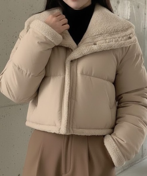 Maison Calme ダウンコート ダウンジャケット 「リバーシブル