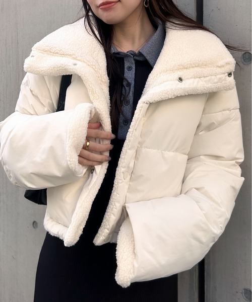 Maison Calme ダウンコート ダウンジャケット 「リバーシブル