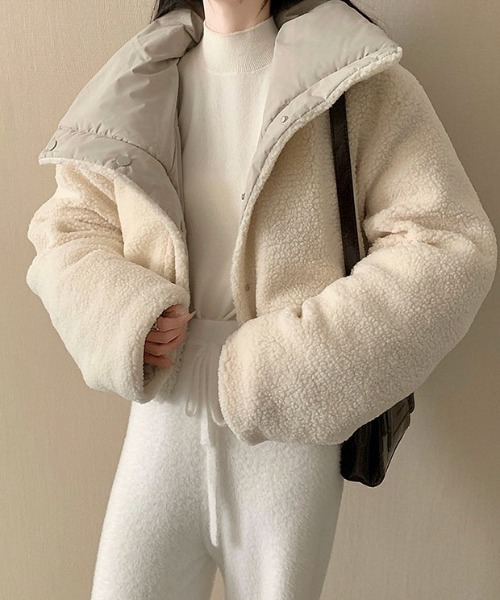 Maison Calme ダウンコート ダウンジャケット 「リバーシブル