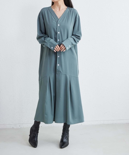 MAISON DE THERESE（メゾン ド テレーズ） ワンピース Vネックルーズ