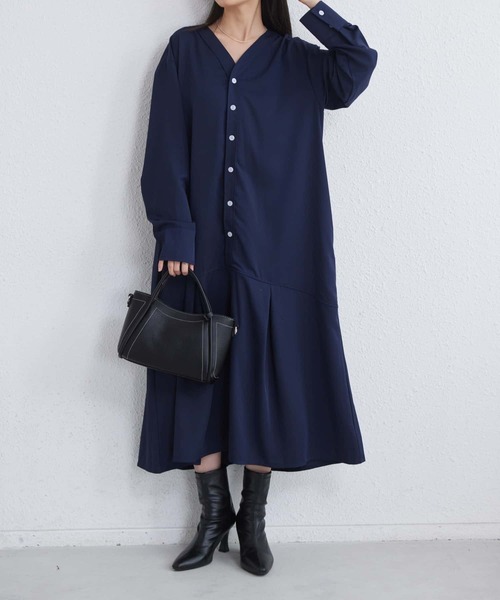 MAISON DE THERESE（メゾン ド テレーズ） ワンピース Vネックルーズ