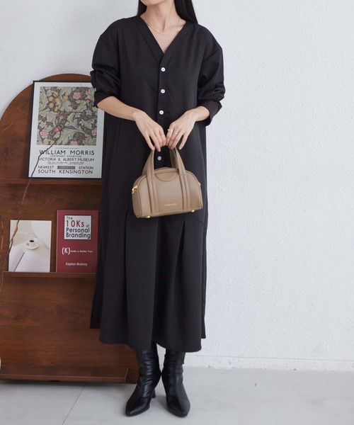 MAISON DE THERESE（メゾン ド テレーズ） ワンピース Vネックルーズ