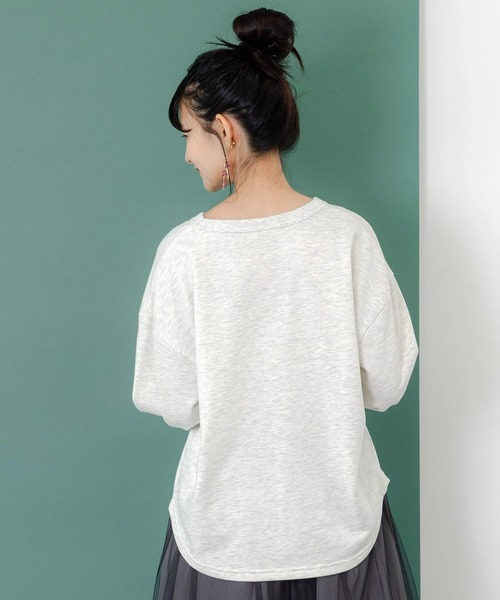 ScoLar（スカラー） トレーナー スウェット スカラー刺繍裏毛PO