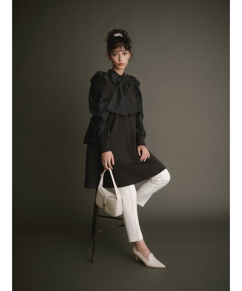 CELFORD（セルフォード） ニットワンピース 36 グレイッシュベージュ