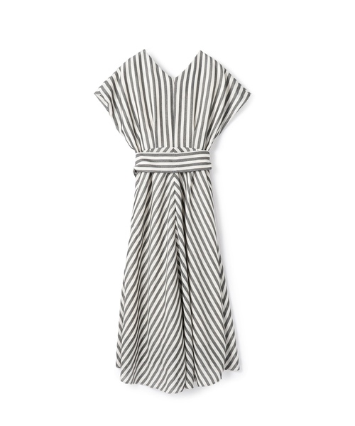 「ESTNATION」 半袖ワンピース 38 ライトホワイト レディース_画像3