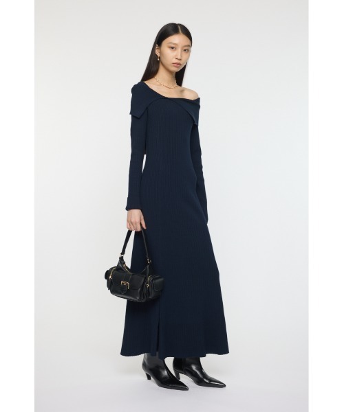 MOUSSY（マウジー） パーティードレス ワンピース ASYMMETRY COLLAR