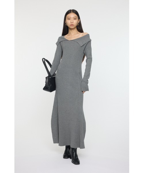MOUSSY（マウジー） パーティードレス ワンピース ASYMMETRY COLLAR