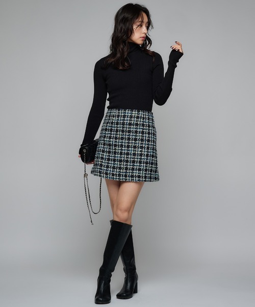 Narcissus（ナルシス） スカート ツイードミニスカート : ZOZOTOWN