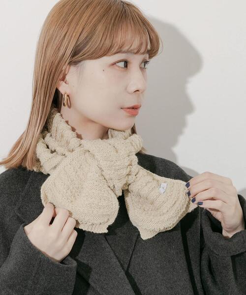 SMELLY（スメリー） マフラー ストール コンパクトニットマフラー