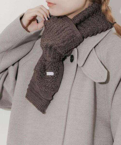 SMELLY（スメリー） マフラー ストール コンパクトニットマフラー