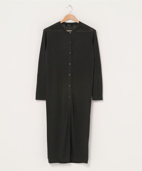 「FONCE」 カーディガン フリー チャコールグレー レディース_画像3