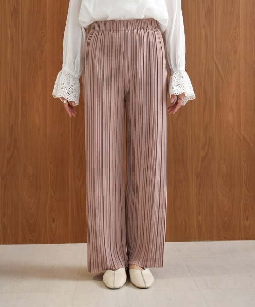 「Bab」 イージーパンツ M グレイッシュベージュ レディース_画像6