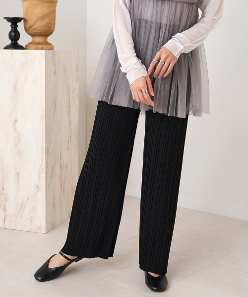 「Bab」 イージーパンツ M グレイッシュベージュ レディース_画像9