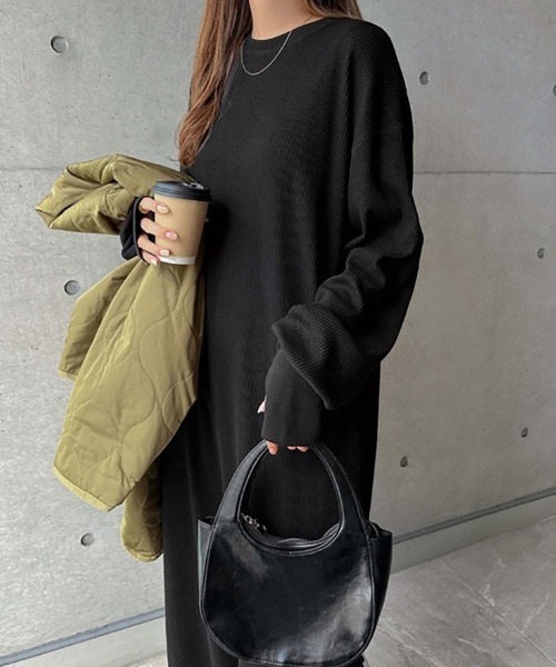 Dream garden（ドリームガーデン） ワンピース バックスリット 指穴