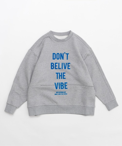 MAISON SPECIAL トレーナー FREEサイズ レッド MAISON SPECIAL（メゾンスペシャル） スウェットカットソー FREE