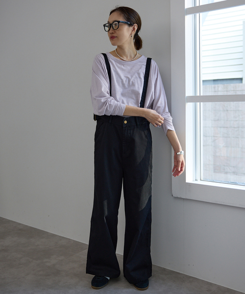SLOBE IENA（スローブイエナ） tシャツ シアー天竺ニュアンスプル