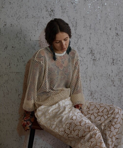 「FUMIE TANAKA」 長袖カットソー 1 カーキ レディース_画像2