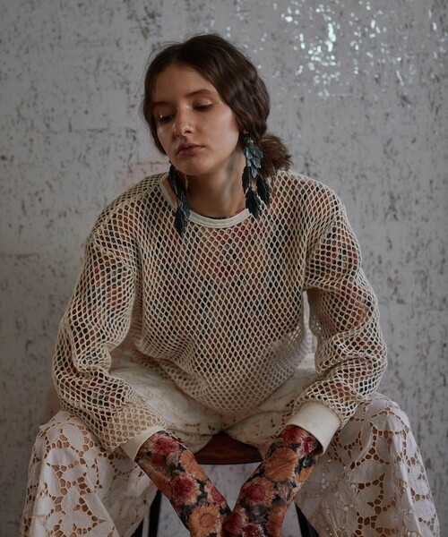 「FUMIE TANAKA」 長袖カットソー 1 カーキ レディース_画像4