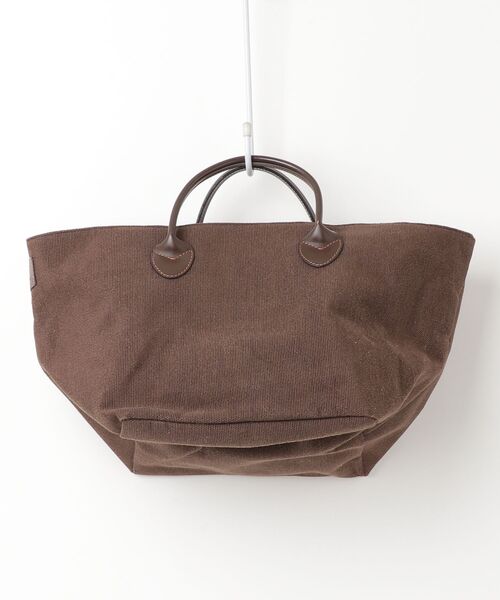 Herve Chapelier（エルベシャプリエ） ハンドバッグ - ブラウン