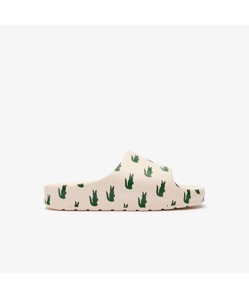 「LACOSTE」 フラットサンダル 23.5cm オレンジ レディース_画像2
