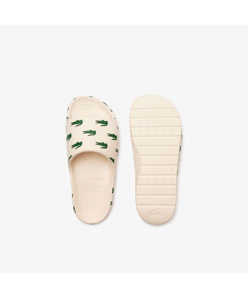 「LACOSTE」 フラットサンダル 23.5cm オレンジ レディース_画像4