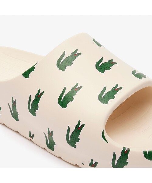 「LACOSTE」 フラットサンダル 23.5cm オレンジ レディース_画像6
