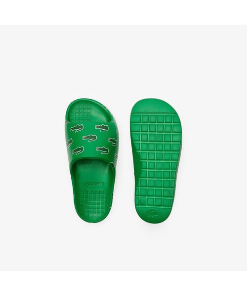 「LACOSTE」 フラットサンダル 23.5cm オレンジ レディース_画像9