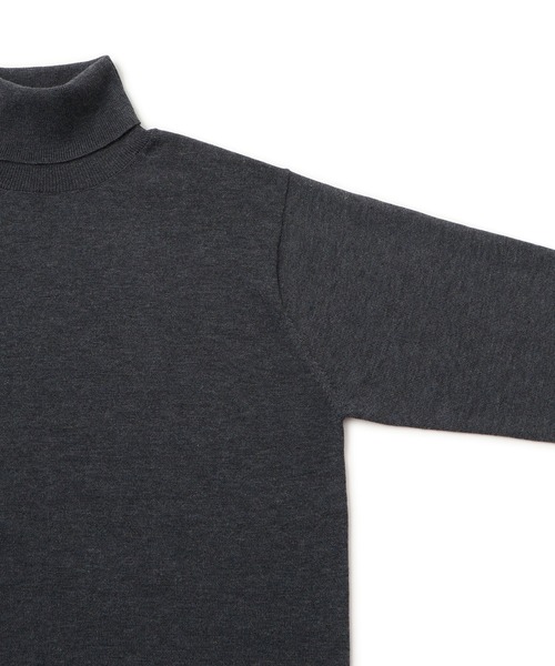 JUN STANDARD PICKS セーター ニット シルクブレンドタートルネック