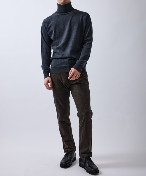 JUN STANDARD PICKS セーター ニット シルクブレンドタートルネック