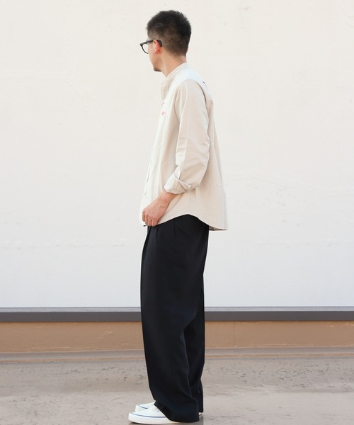 「DANTON」 長袖シャツ 42 ホワイト メンズ_画像5
