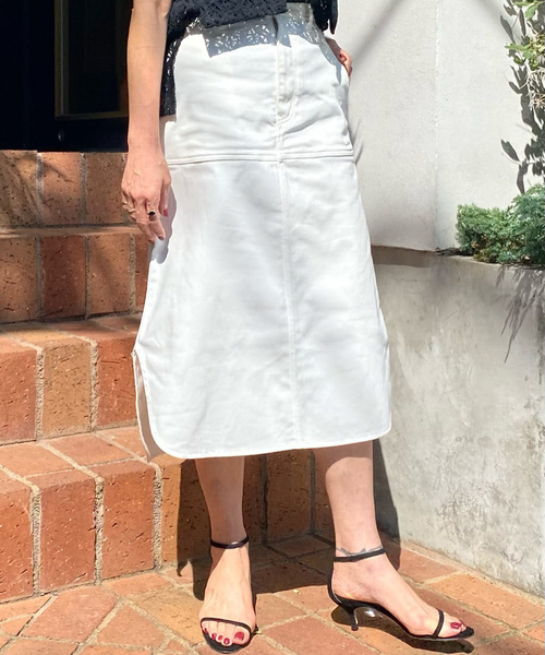 VERMEIL par iena（ヴェルメイユパーイエナ） デニムスカート 36