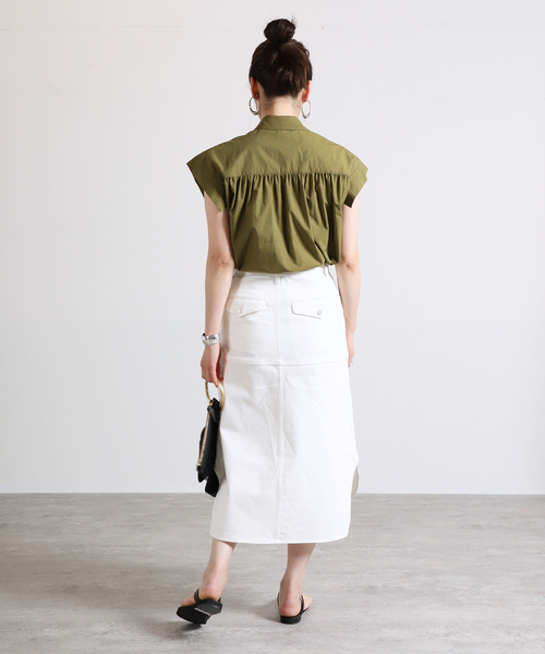 VERMEIL par iena（ヴェルメイユパーイエナ） デニムスカート 36