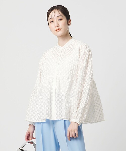 UNITED ARROWS（ユナイテッドアローズ） ブラウス シャツ ラメ ドット