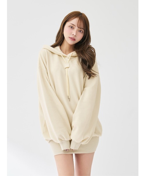 Darich（ダーリッチ） ワンピース カラーラメスウェットミニワンピース