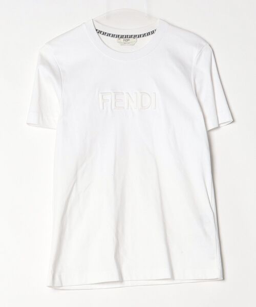 FENDI ホワイト Tシャツ 半袖 レディース xxs FENDI（フェンディ） 半袖Tシャツ S ホワイト レディース : ZOZOTOWN