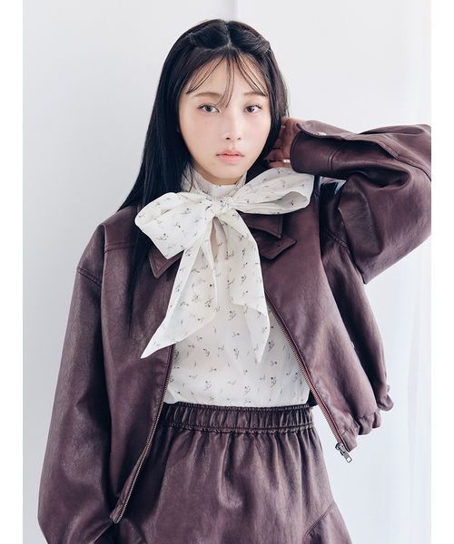 LILY BROWN（リリーブラウン） ブルゾン アウター バルーンジップ