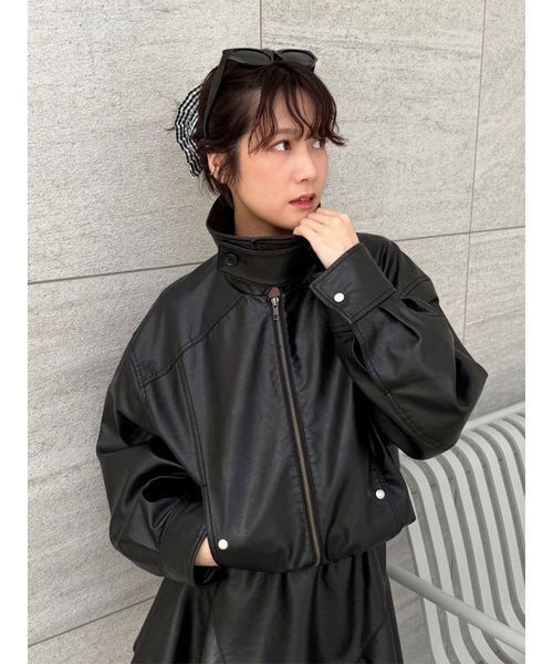LILY BROWN（リリーブラウン） ブルゾン アウター バルーンジップ