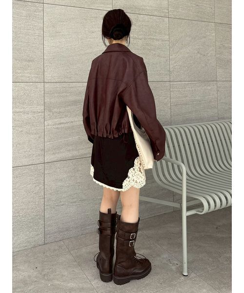 美品 LILY BROWN ワークバルーンブルゾンジレ 24SS 今季新作 Lily Brown - 美品 LILY BROWN ワークバルーンブルゾンジレ 24SS 今季