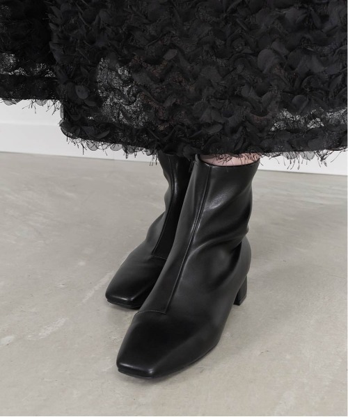 「RANDA」 ショートブーツ S ブラック レディース_画像9
