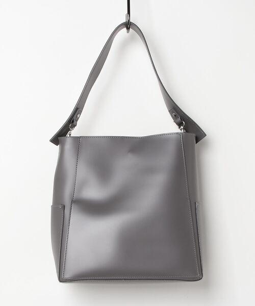 「SALON adam et rope'」 トートバッグ - グレー レディース_画像2