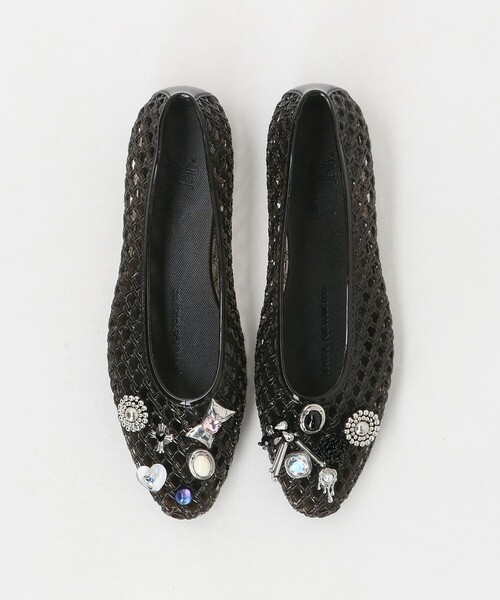 【お値下げ】☆未使用品☆ オデット エ オディール ドットビジュー シューズ フラットシューズ | ODETTE E ODILE (Women)/オデット エ オディール