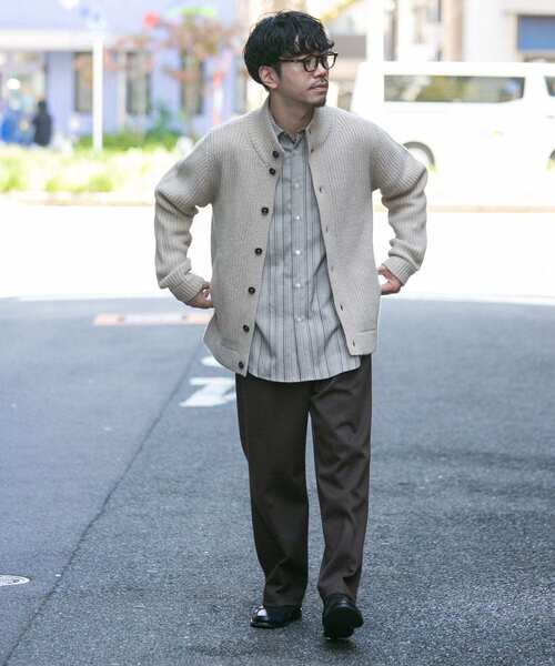 「URBAN RESEARCH ROSSO MEN」 ニットカーディガン X-LARGE ブラック メンズ_画像9