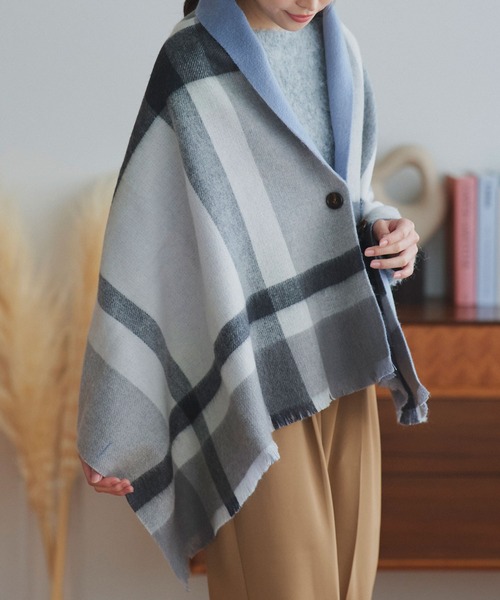 macocca（マコッカ） ストール マフラー シルケットウール カシミヤ混