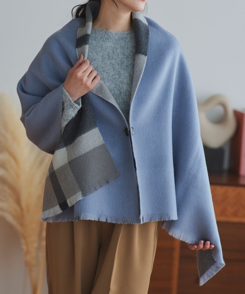 macocca（マコッカ） ストール マフラー シルケットウール カシミヤ混