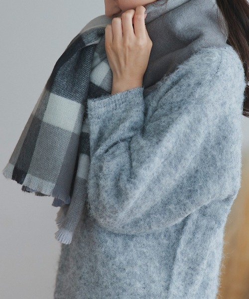 macocca（マコッカ） ストール マフラー シルケットウール カシミヤ混