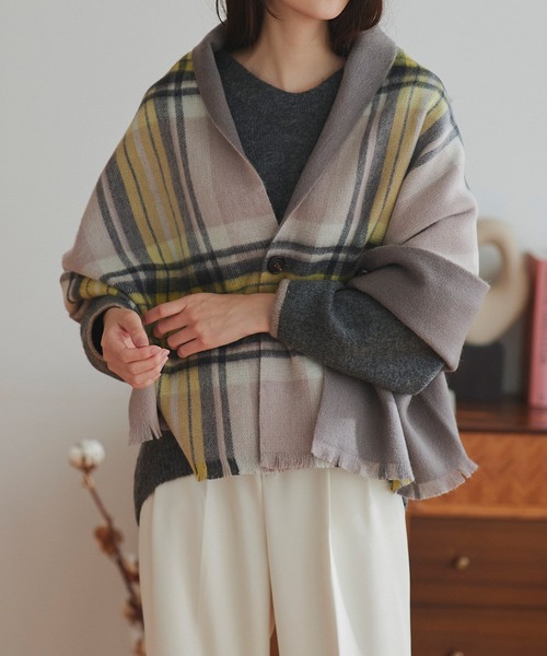 macocca（マコッカ） ストール マフラー シルケットウール カシミヤ混